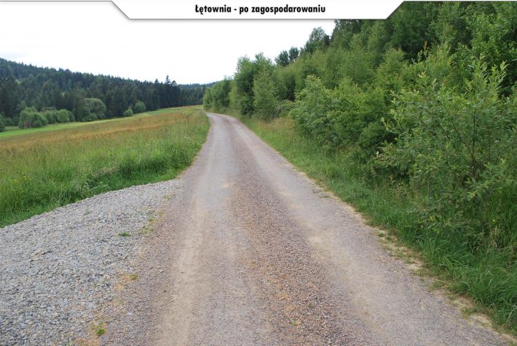 Łętownia - po zagospodarowaniu